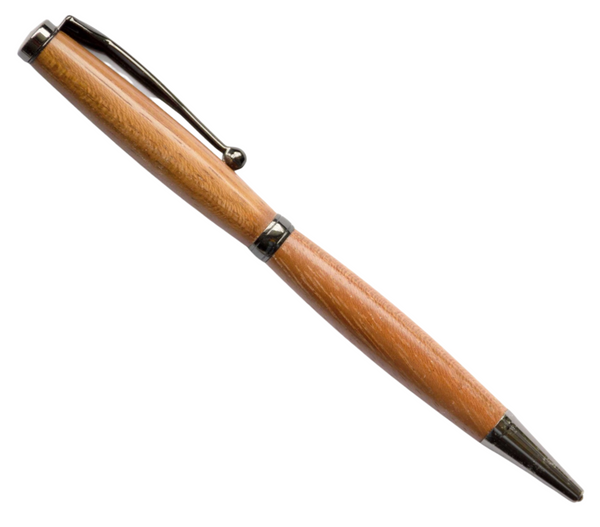 Simple Cherry Pen Holder / Wood Pen Display / Cherry Wood Stylus