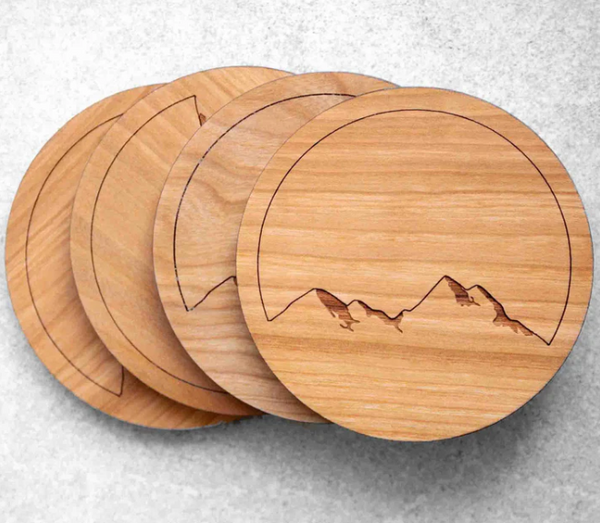 Hand Made Wood Coasters by Oceanside Woodworking Inc.