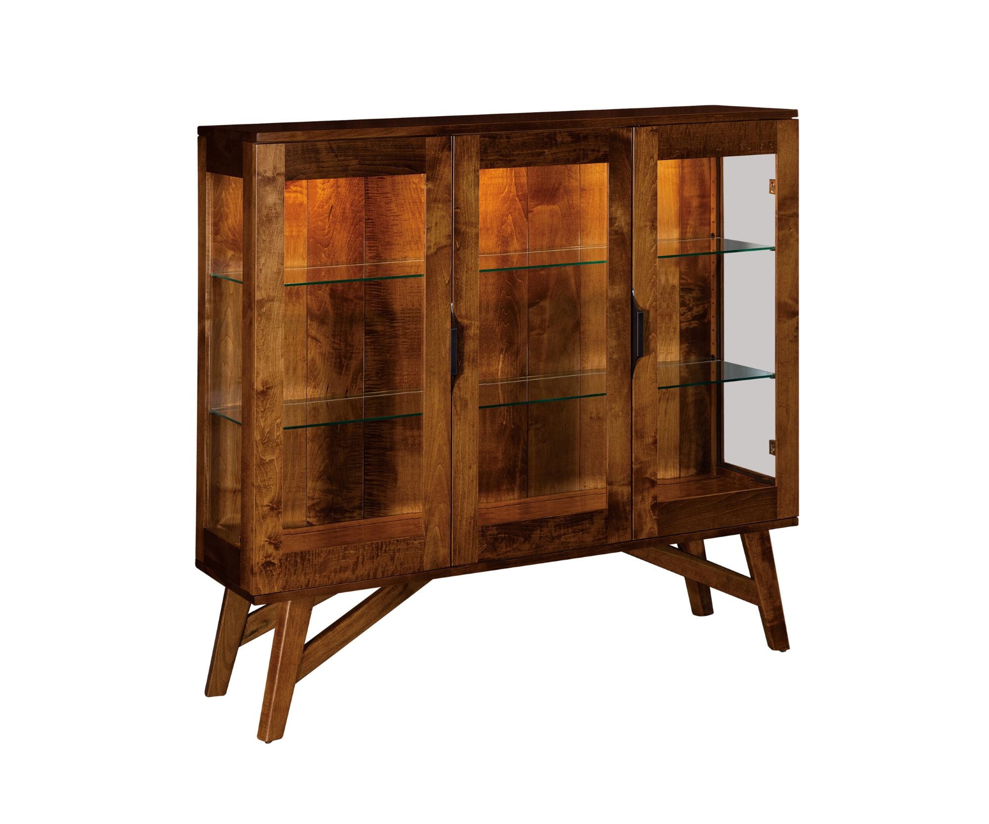 Franklin - Amish Handcrafted Curio Cabinet - The Wood Reserve