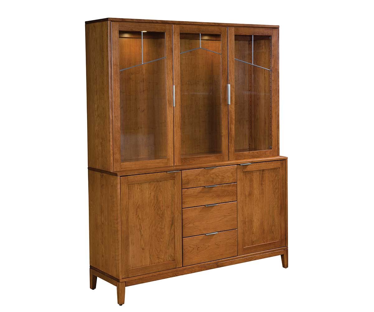 Urbana - Amish Handcrafted Dining Hutch - The Wood Reserve